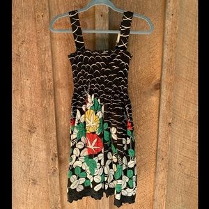 Cute floral print day dress